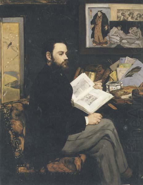 Portrait d'Emile Zola (mk40), Edouard Manet
